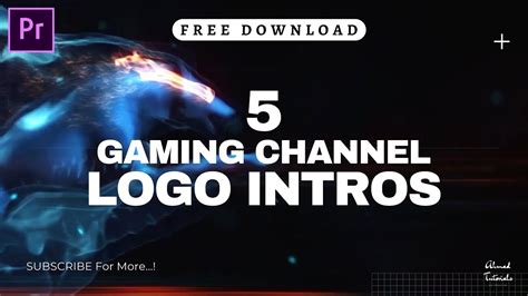 5 Free Gaming Intro Templates Premiere Pro Youtube