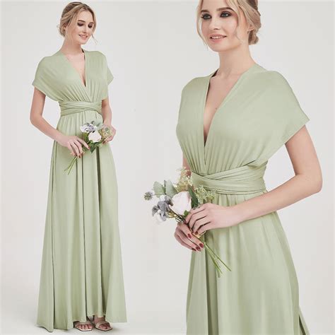 Sage Green Infinity Bridesmaid Dress In 31 Colors Worn To Love