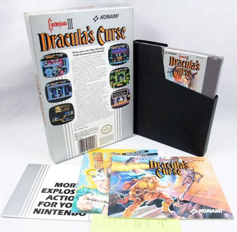 Nintendo Nes Castlevania Iii Draculas Curse Konami Us Version