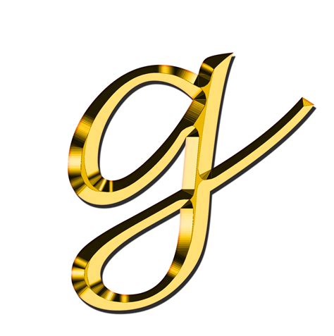 Gold Letter G Small Letter G Alphabet Png The Letter G Photo