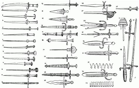 Daggers And Poniards Of The Christian Middle Ages Prop