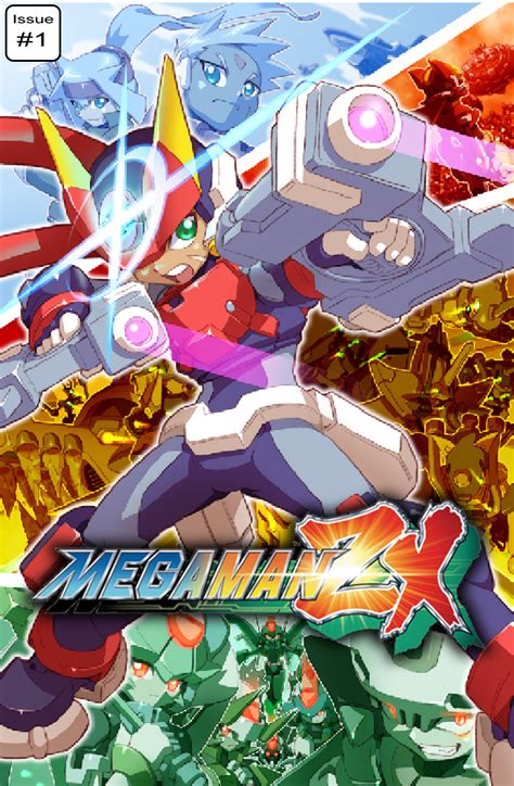 Megaman Zx Issue 1 Cover By Radzhedgehog On Deviantart