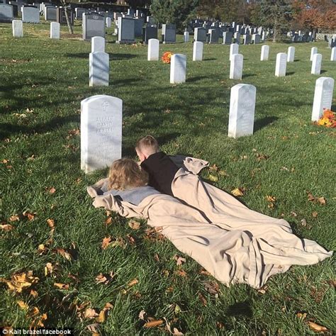 Two Brothers Visit Their Fathers Grave For The First Time Daily Mail