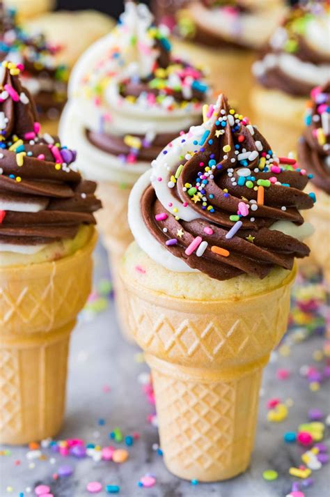 Chocolate Ice Cream Cone With Chocolate Sprinkles