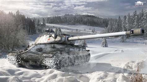 Image World Of Tanks Tanks Object 260 Snow Games 1920x1080