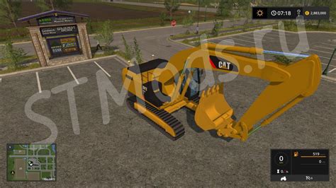 Скачать мод Caterpillar 329e Excavator версия 10 для Farming Simulator