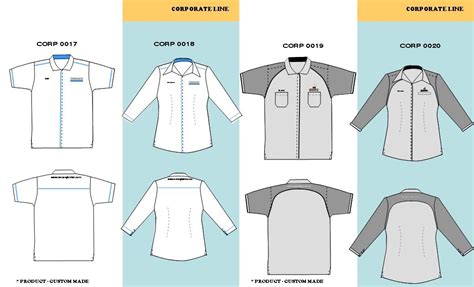 Creeper creative juga menerima tempahan kemeja korporat pelbagai jenis pilihan iaitu kemeja male short sleeve, female quarter sleeve, fema. art3.design: Baju Korporat