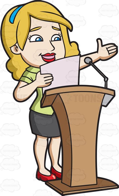Woman Public Speaker Clipart 20 Free Cliparts Download Images On