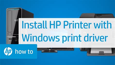 Installing An Hp Printer With The Windows Print Driver Hp Printers