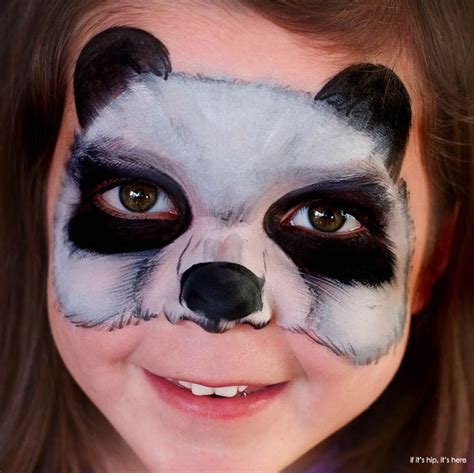 Panda Face Paint Halloween Pinterest The Ojays Halloween And