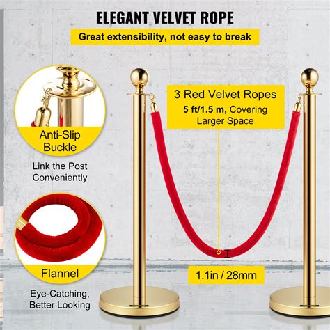 Gold Stanchions Rental Events Canada