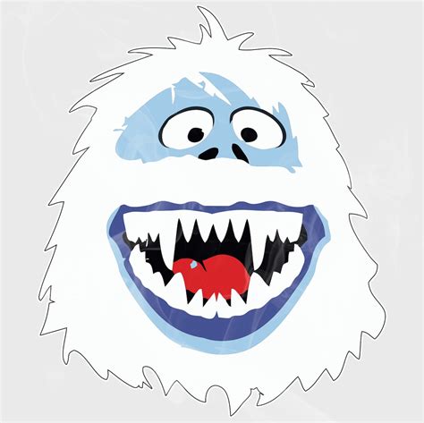 Rudolph Style Abominable Snowman Decal Vinyl Sticker Static Etsy
