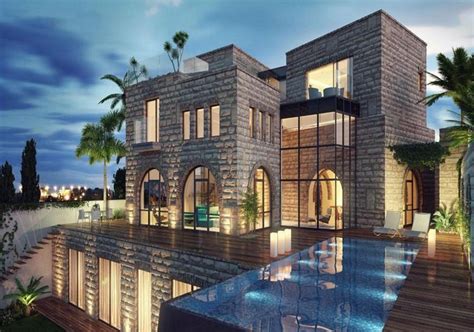 To Be Built Jerusalem Stone Villa In Israel Homes Of The Rich
