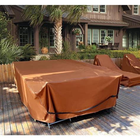 Arlmont And Co Patio Table Cover Rectangular 600d Heavy Duty