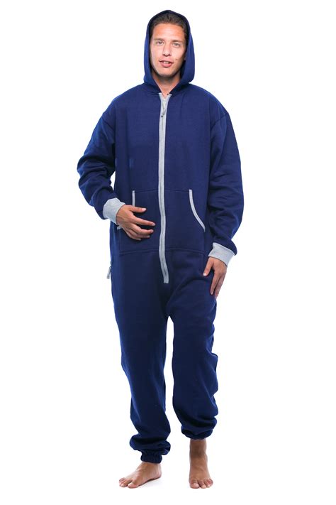 Followme 6454 Blk L Followme Jumpsuit Adult Onesie With Patches