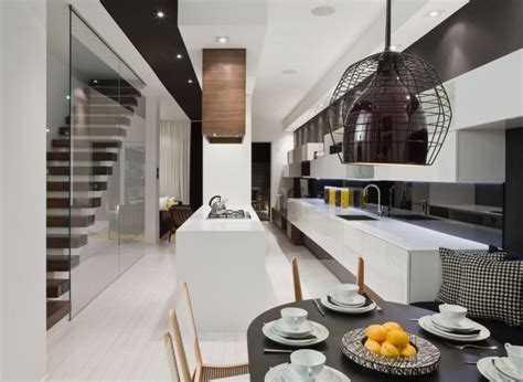 Modern House Interior In White And Black Theme Trinity