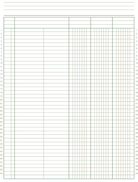 Printable Accounting Ledger Paper Template T Accounts Daily Dose Of Excel