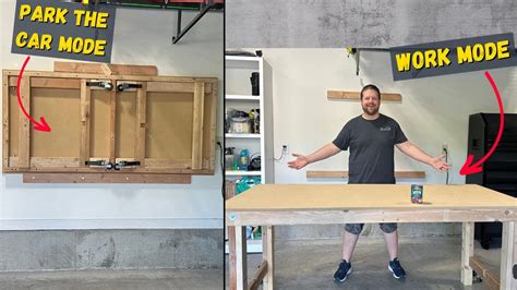 This Diy Fold Up Workbench Will Maximize Your Garage Space Top Homeowner