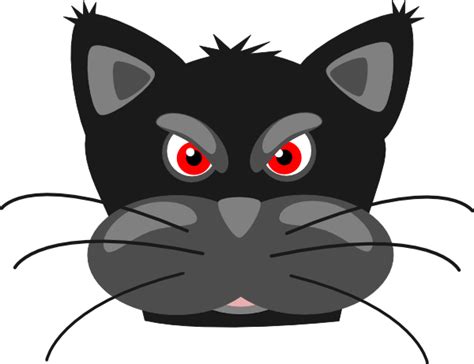Angry Black Cat Clip Art At Vector Clip Art