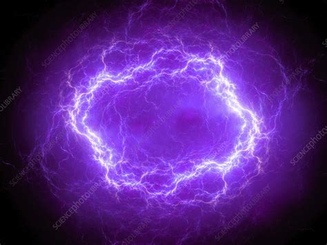 Electric Plasma Lightning Thunderball Discharge Vector Image Vlrengbr