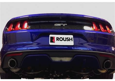 Mustang L Roush V Exhaust Kit Round Tip Ss