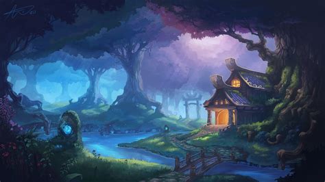 Fantasy House 4k Ultra Hd Wallpaper Background Image 3840x2160