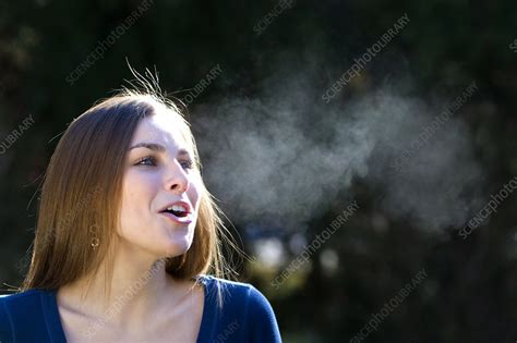 Breathing Cold Air Stock Image C0049293 Science Photo Library