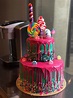 I made my daughter’s 4th Birthday cake. I was going for a Vanellope von ...