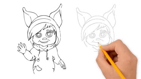 How To Draw Ava From Dave And Ava Coloring City