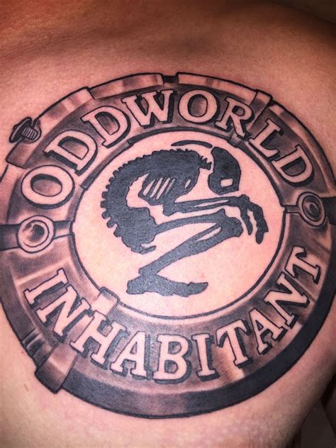 Oddworld Tattoo Tattoos Fish Tattoos Jesus Fish Tattoo