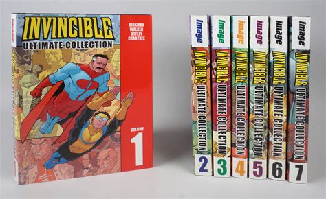 Lot Invincible Ultimate Collection Volumes 1 Through 7 11 X 7 34