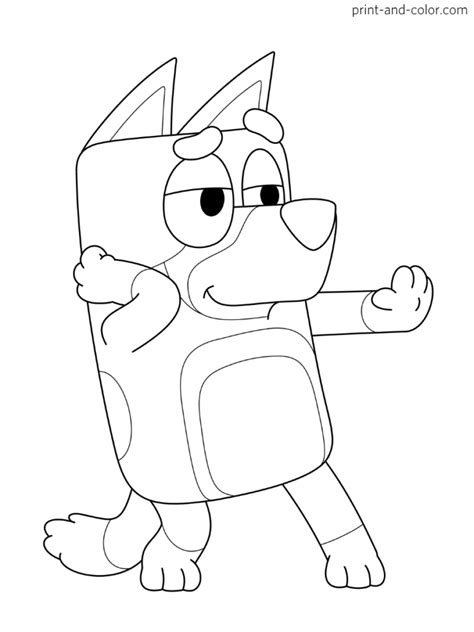 Bluey Coloring Pages Print And In 2021 Coloring Pages