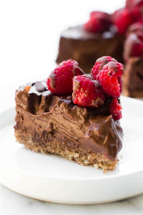 I'm not a huge sweets fan but if you must indulge at least do it the healthy way!! Low-Fat Chocolate Mousse Cake {Vegan & Gluten-Free}