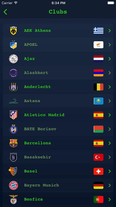 League, teams and player statistics. Live Results Champions League - World of Mobile Apps