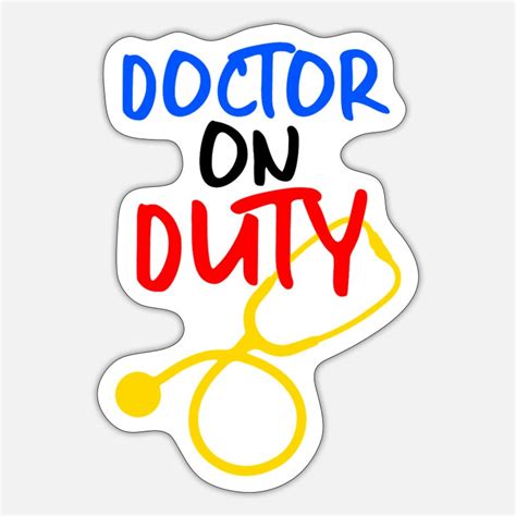 Doctors Stickers Unique Designs Spreadshirt