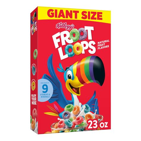 Kelloggs Froot Loops Original Breakfast Cereal Shop Cereal At H E B