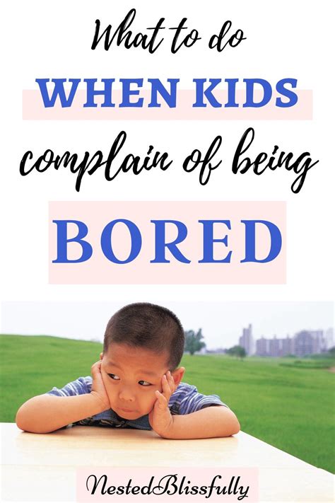 What To Do When Your Child Says Im Bored Kids Behavior Bored Kids