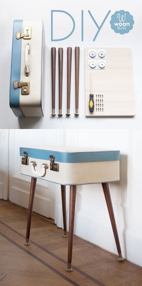 Everything you ever wanted to know about diy. DIY : une console avec une valise ! - Floriane Lemarié