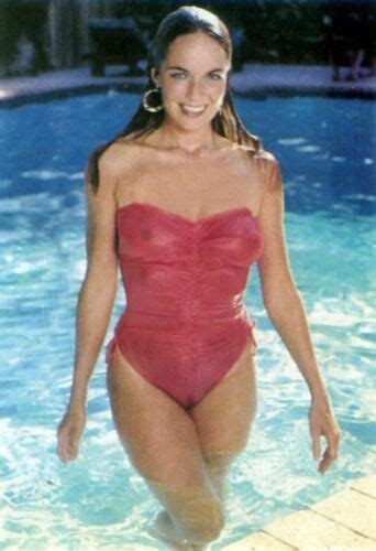 Catherine Bach Transparent Swimsuit X Picture Celebrity Print Ebay