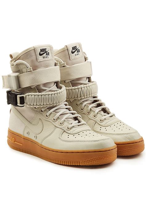 Bequem, sicher und schnell online bestellen. Nike Sf Air Force 1 High Top Sneakers With Leather In ...