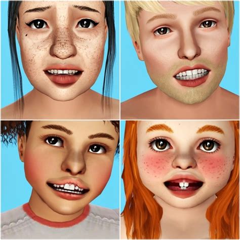 Tv Series In The Sims 4 Moonskin1993 Just Smile Toddlers Teeth