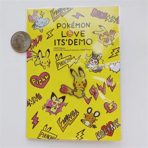 Us Seller Its Demo Pokemon Pin Batch Pikachu Pin Japan Rare Ebay