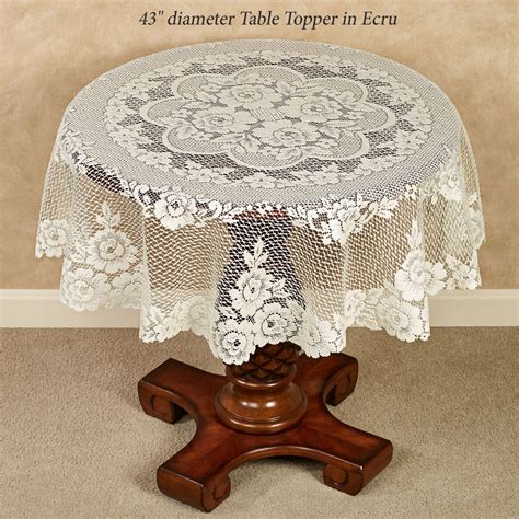 Victorian Rose Floral Lace Table Linens