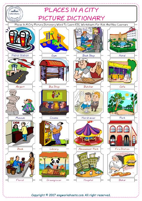 Help build your child's vocabulary by introducing him/her to the world with our illustrative picture books. Free ESL Printable English Worksheets and Exercises For Kids