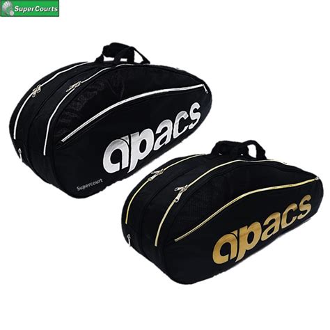 Original【thermal Foil】apacs Double Compartment Bag Shoe Zip Pocket