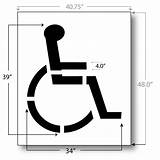 Handicap Parking Sign Dimensions Images