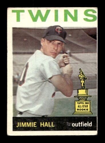 1964 Topps 73 Jimmie Hall Twins Vg 9y Ebay
