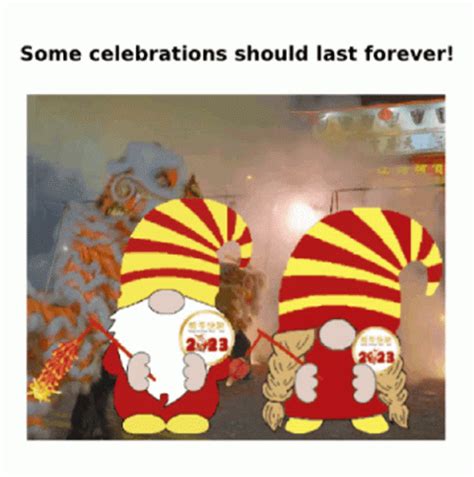 Chinese New Year Gnomes GIF Chinese New Year Gnomes Animated Meme