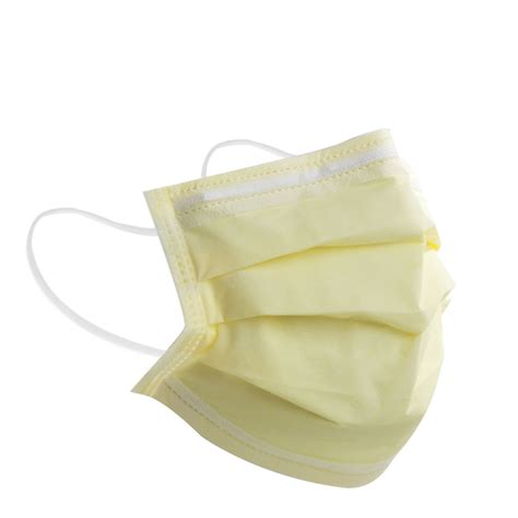 China Yellow Surgical Disposable Face Mask With Earloop China