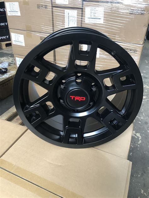 Trd Pro Style Wheels Satin Black 17 X 8